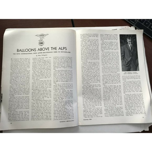 National Aeronautics Magazine Frederick C Crawford Flight Dec 1966 - Picture 11 of 12